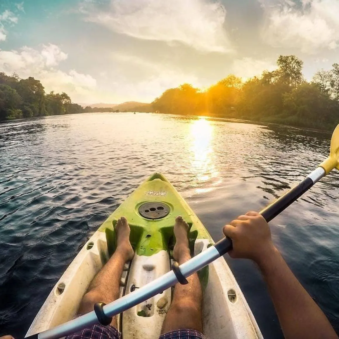 dandeli jungle inn river kayaking